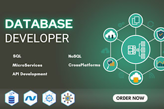 write sql queries and customize databases on oracle, mysql, and nosql