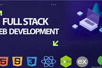 build a full stack django react custom website, python, node,mern web applicatio
