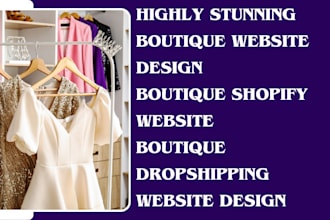 design a stunning shopify boutique store for profitable dropshipping bundles