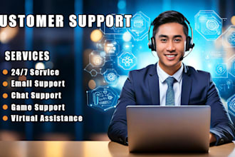 do customer support, email support and chat support