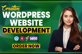 wordpress website design, business website, redesign revamp website development