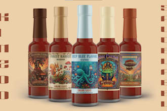 do sauce,seasoning,spice,dips, salsa,rub,pepper,jar,coffee,BBQ,tea label, logo
