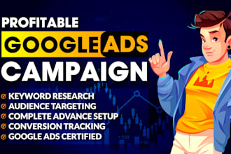 setup google ads adwords ppc ads campaign for lead and sales