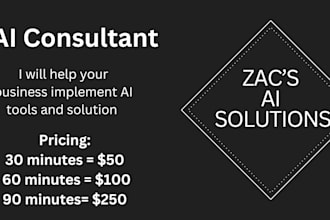be your professional ai consultant
