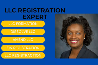 do llc registration, ein, dissolve llc, bio report, amend llc, close ein,