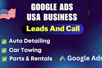 setup google ads for local business auto detailing and car towing service