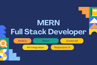develop react, node website full stack