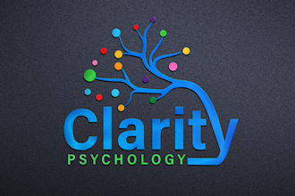 do modern, minimalist, custom logo design with copyright