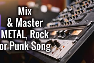 mix and master your multitrack metal song