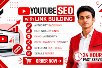 do youtube video SEO with authority backlinks