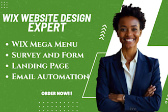 wix email automation wix mega menu wix form survey wix booking calender