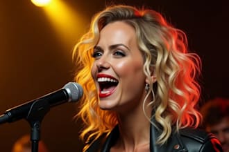 be custom female singer for wedding song birthday song occasion romantic song