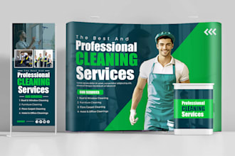 professional tradeshow booth display banner for your exhibition