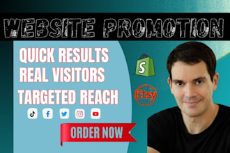 promote website share shopify store, etsy shop to 95m USA UK active audience