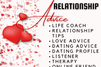 provide dating, relationship break up, and life advice