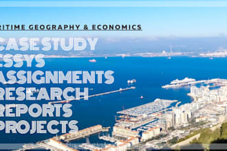 do maritime geography, case study analysis, economics, research, global trade