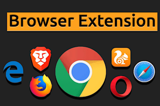 create chrome firefox edge extension web automation bots and data scraper
