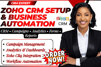 setup zoho crm campaign analytics form workdrive cliq report zoho mail