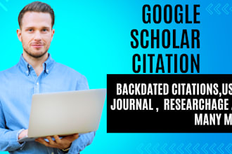 do backdated citation, publish your article, increase google scholar citations