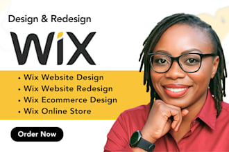design bespoke wix website redesign wix website design wix business website