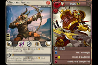 card game design card game box design card game art  board game design  tcg card