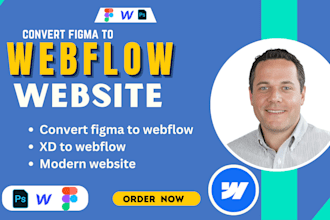 convert figma to webflow  website, webflow expert, webflow website design