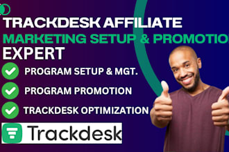 setup trackdesk affiliate marketing promotion shopify wordpress integration link