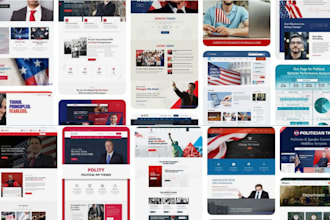 design political website campaign website election website electoral website