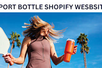 sport bottle website water bottle shopify website mugs bottle dropshipping store