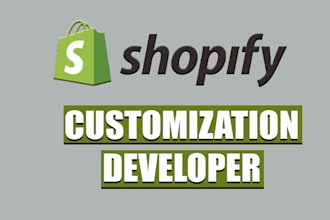 do custom shopify coding, fix any shopify bug and customization expert developer