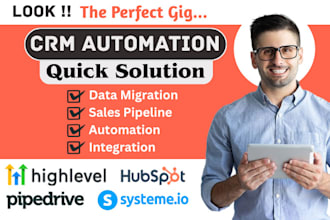 mailerlite systeme io hubspot pipedrive crm automation gohighlevel zapier expert