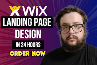 develop wix landing page design one page wix website redesign wix landing page