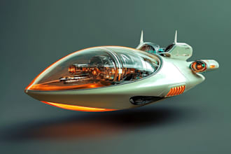 make sci fi illustrations