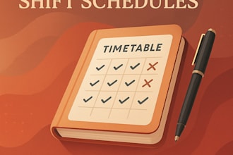create professional staff duty rosters and shift schedules in excel word and PDF