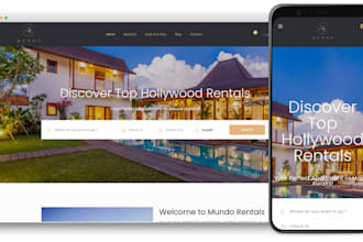 build airbnb website property management vacation website hotel booking website