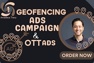 setup geofencing ads, ott ads for online wholesale website and physical stores