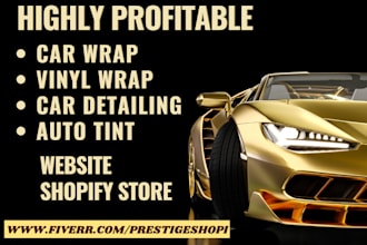 build car wrap shopify store vehicle wrap car part van wrap auto tinting website