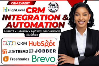 setup zoho crm hubspot jobtread automation jobber freshsales brevo integration