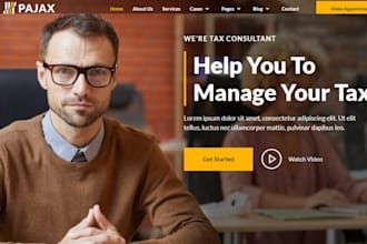 build bookkeeping website income tax website accounting website finance leads