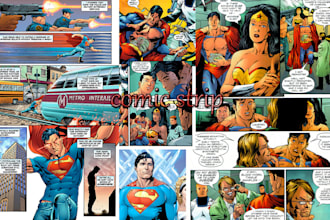 draw comic book illustration superhero comic cover storyboard graphic novel nsfw