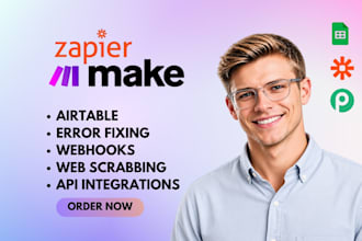 do make com, made com, zapier automation or make com automation