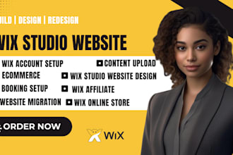 build wix studio website wix website redesign wix website design wix studio