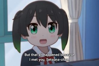 do 2d animated video, 2d music video, 2d anime animation, japanese anime style