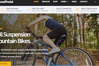 design bicycle website bicycle store bike website bike store bike shopify