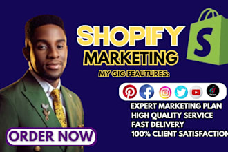 promote your shopify store, etsy amazon redbubble, ebay store to get daily sales