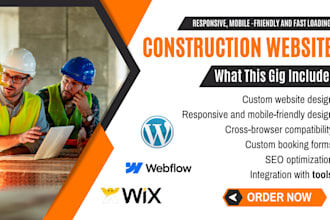 build construction plumbing website hvac handyman roofing junk removal website