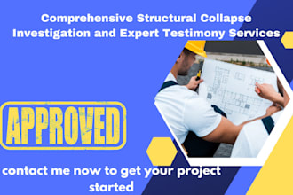 comprehensive structural collapse investigation and expert testimony services
