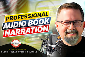 record an american male audiobook narration