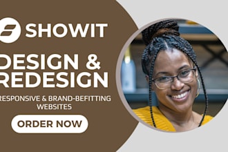 design showit website, showit website redesign and customize showit template