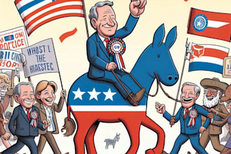 create political and editorial cartoons
